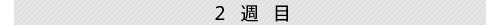 2週目