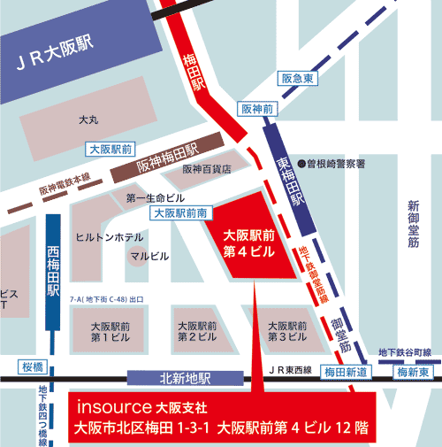 大阪支店マップ