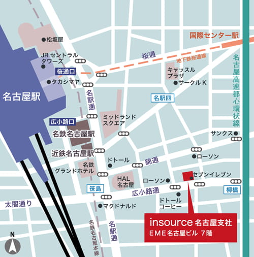 名古屋支社地図