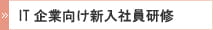 IT企業向け新入社員研修