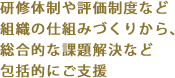 受講者のお悩みに合わせた多数のカリキュラムで今、解決したい課題への効果的な解決方法を提供