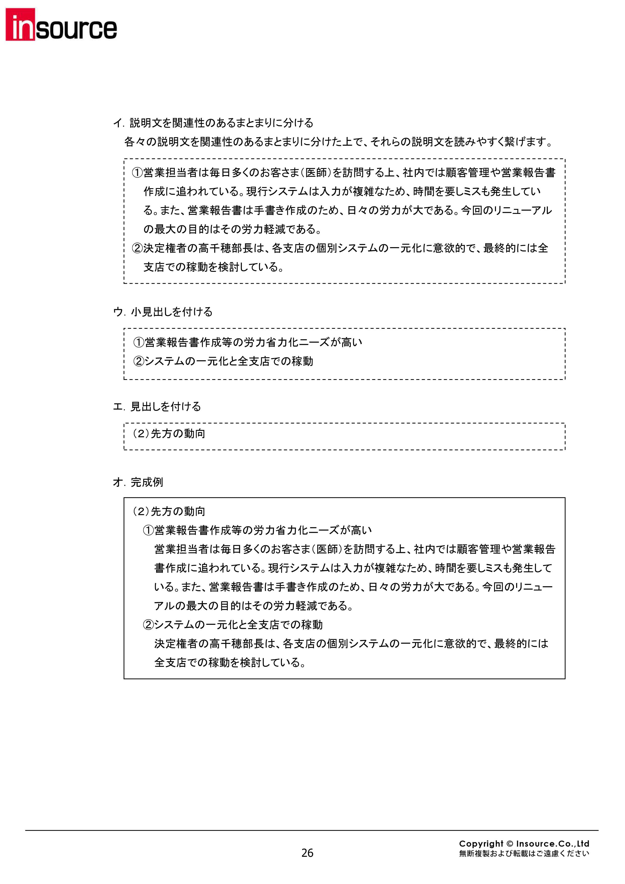 研修セミナー公開講座 ビジネス文書研修 株式会社インソース