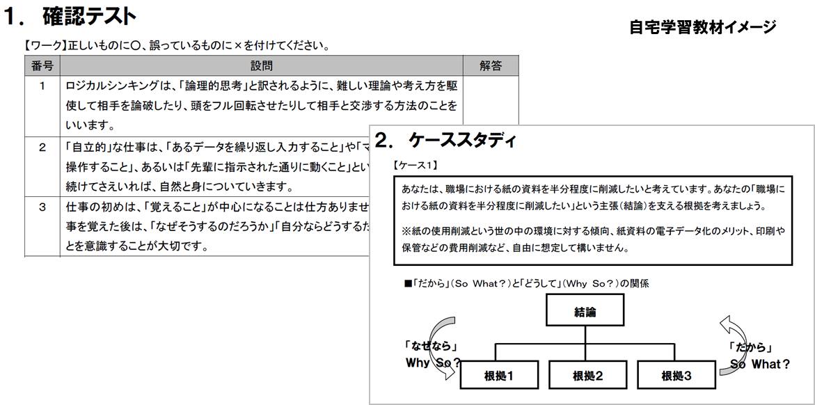 自宅学習教材イメージ