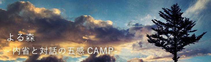 よる森－ 内省と対話の五感CAMP－ 