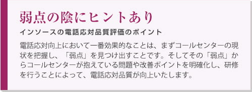 コールセンターコンサルティング 株式会社インソース