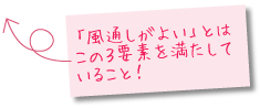 「風通しがよい」とは、この３要素を満たしていること！