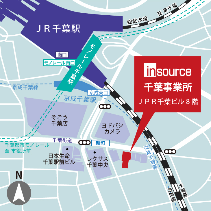 千葉事業所マップ