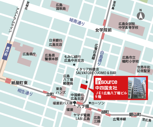 中四国支社マップ