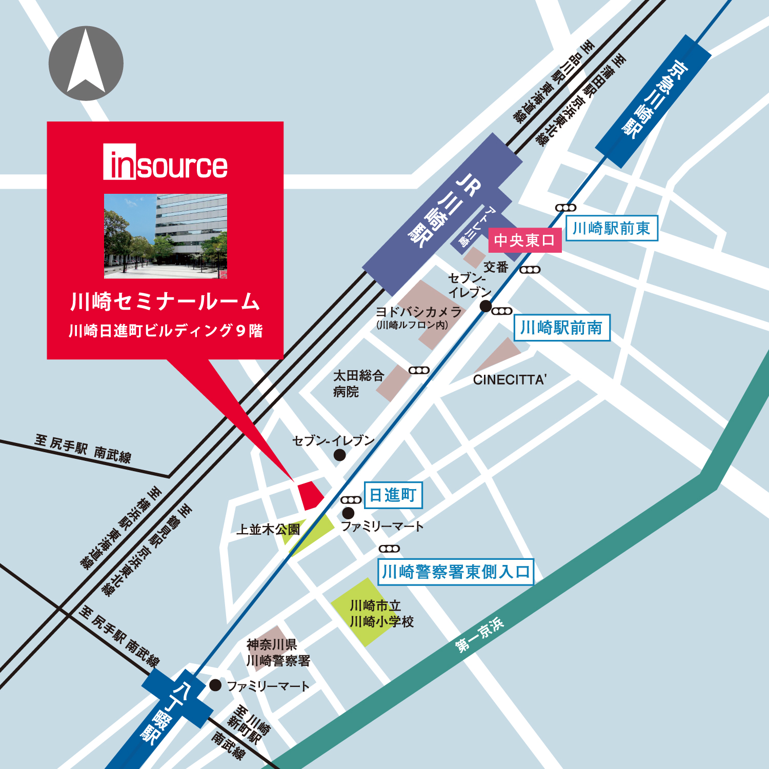 川崎セミナールーム地図
