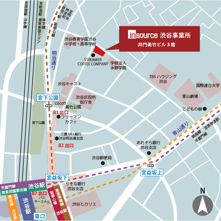 渋谷事業所マップ