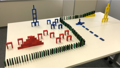 ドミノ電鉄完成イメージ