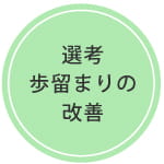 選考歩留まりの改善