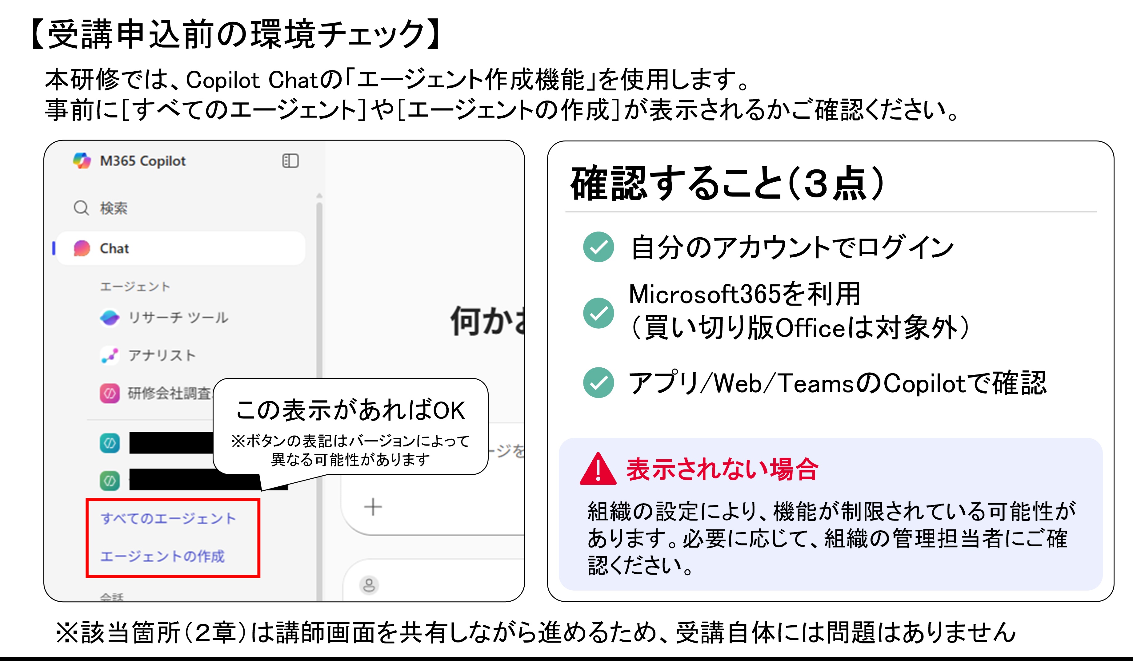 申し込みの注意点