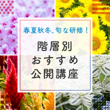 公開講座シーズン別階層向け人気おすすめ研修