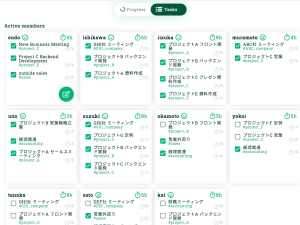 タスク管理機能