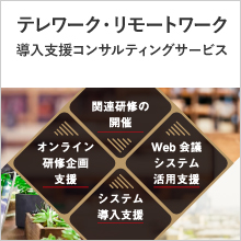 テレワーク・リモートワーク導入支援コンサルティングサービス